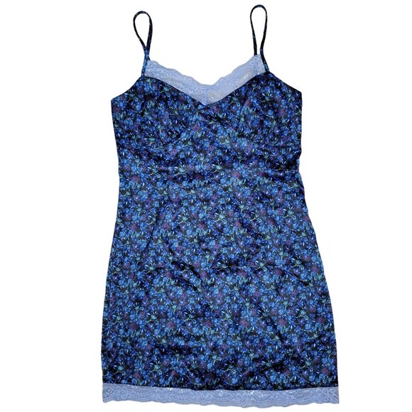 Wild Fable Floral Print Bustier slip dress With Lace Trim & Adjustable Straps 10 - Picture 6 of 6